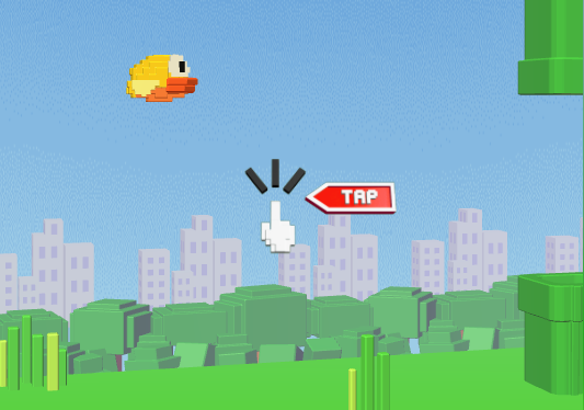 Let's play flappy bird 3D